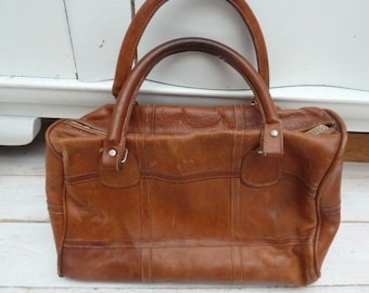 70s leather bag