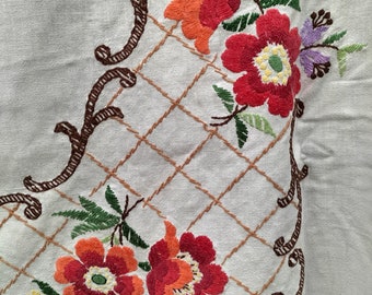Tablecloth, linen, handmade