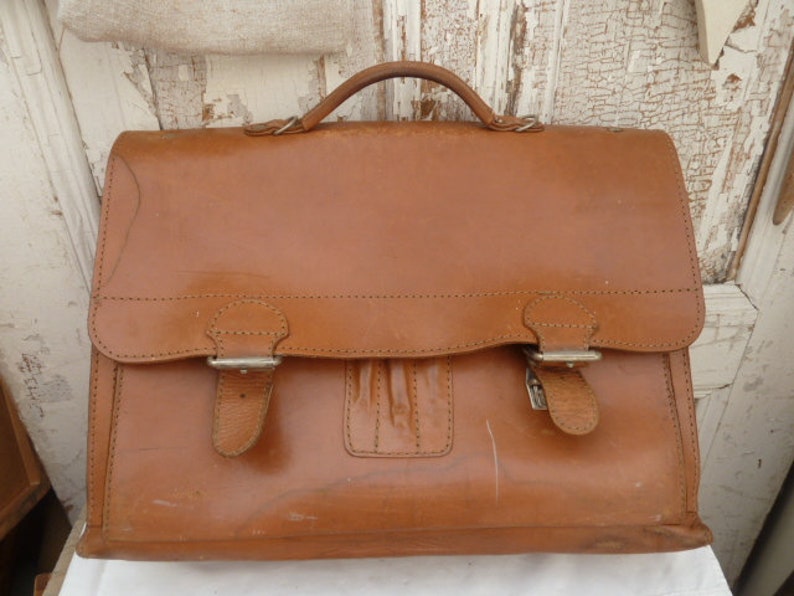 Leather school bag, Amigo, 70/80s, image 1