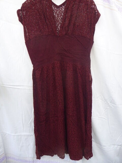 Lace dress, 70s