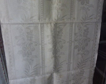 Art Nouveau linen towel, table runner