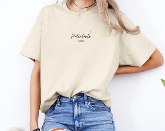 Camiseta de madrinha com nome personalizável, presente de batismo, presente para padrinho(a), quer ser minha madrinha?