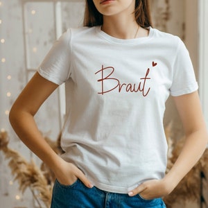 Braut T-Shirt Hochzeit I JGA T-Shirt I Team Braut I Junggesellinnenabschied I Trauzeugin Brautjungfer Bild 3