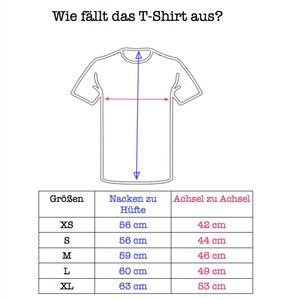 Pode incluir: Um gr&aacute;fico que mostra o guia de tamanhos para uma camiseta. O gr&aacute;fico mostra as medidas em cent&iacute;metros para as medidas de pesco&ccedil;o a quadril e de ombro a ombro para os tamanhos XS, S, M, L e XL.