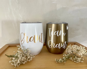 Personalisierte Becher | JGA | Hochzeit | Brautgeschenk