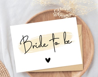 Bride to be -  Postkarte | Hochzeit | Braut | JGA