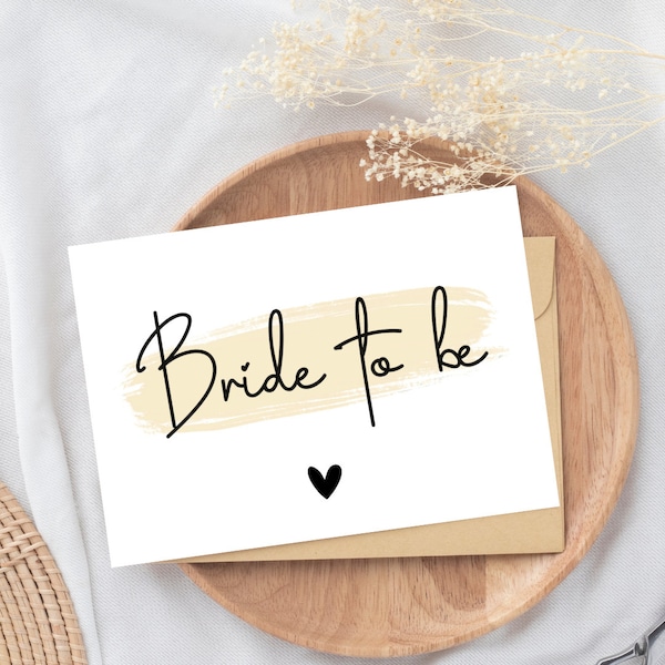 Bride to be -  Postkarte | Hochzeit | Braut | JGA