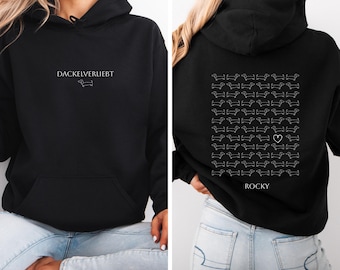 Suéter Dachshund, Moletom para Cachorro, Amor por Dachshund, Presente para Amantes de Cachorros, Presente de Natal para Ele e Ela, Moletom Unissex, Personalizado