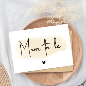 Mom to be -  Postkarte | Mama | Mommy to be | Schwanger | Baby