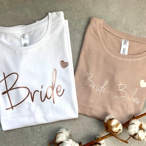 Braut T-Shirt Hochzeit I JGA T-Shirt I Team Braut I Junggesellinnenabschied I Trauzeugin Brautjungfer Bild 5