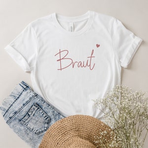 Braut T-Shirt Hochzeit I JGA T-Shirt I Team Braut I Junggesellinnenabschied I Trauzeugin Brautjungfer Bild 1