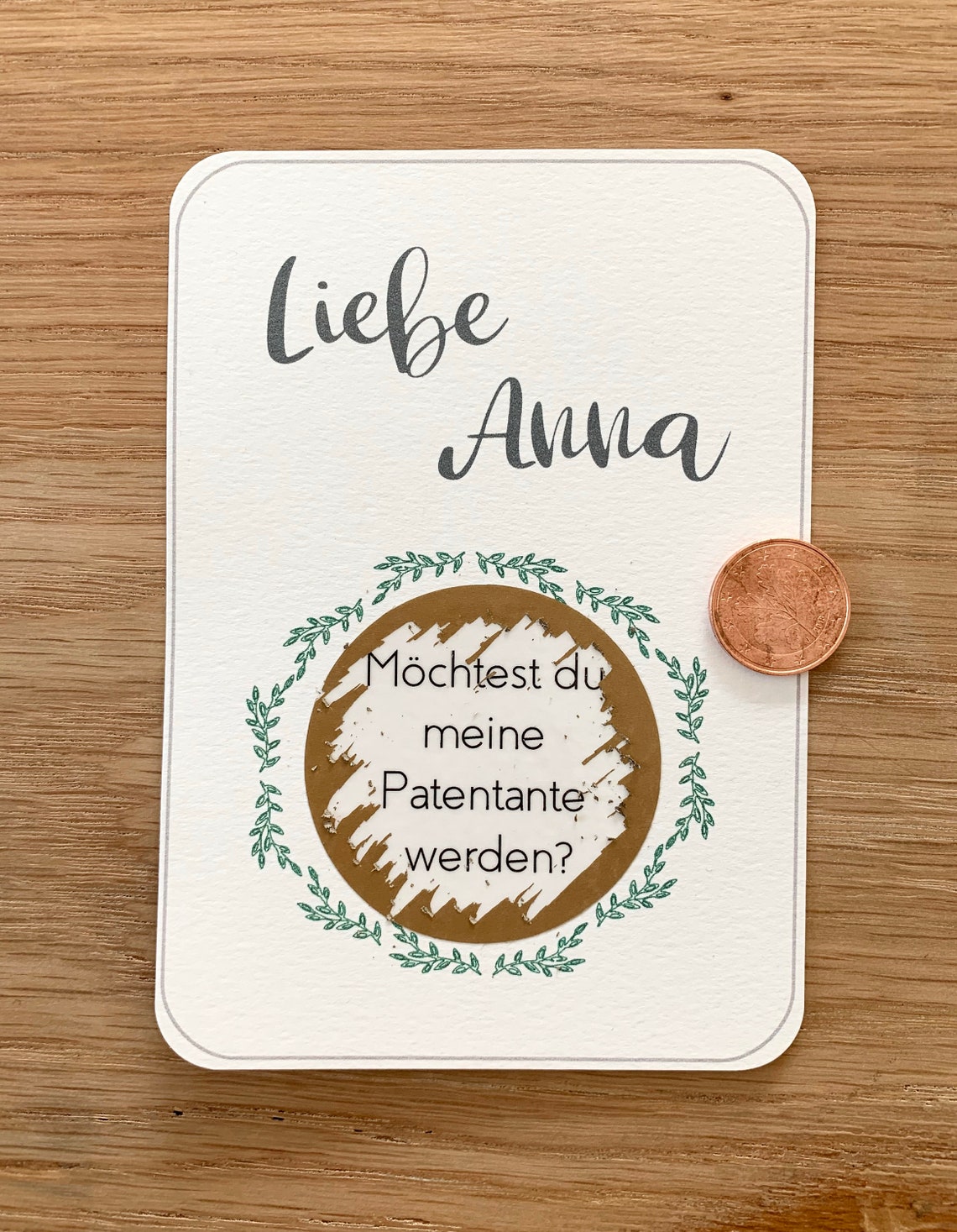 Patentante Möchtest du meine Patentante werden Etsy