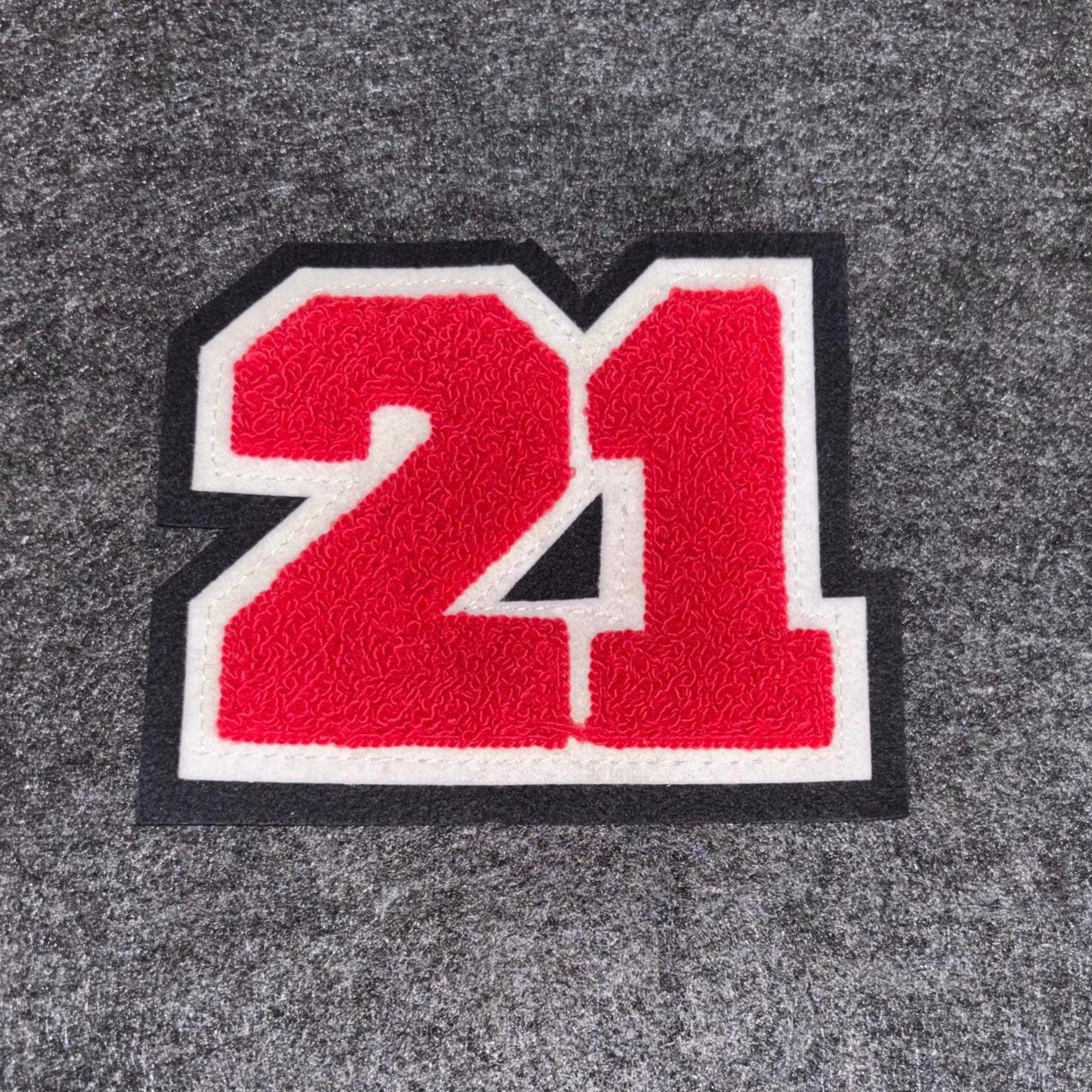 Chenille Double Number (19-23) Patches - Etsy
