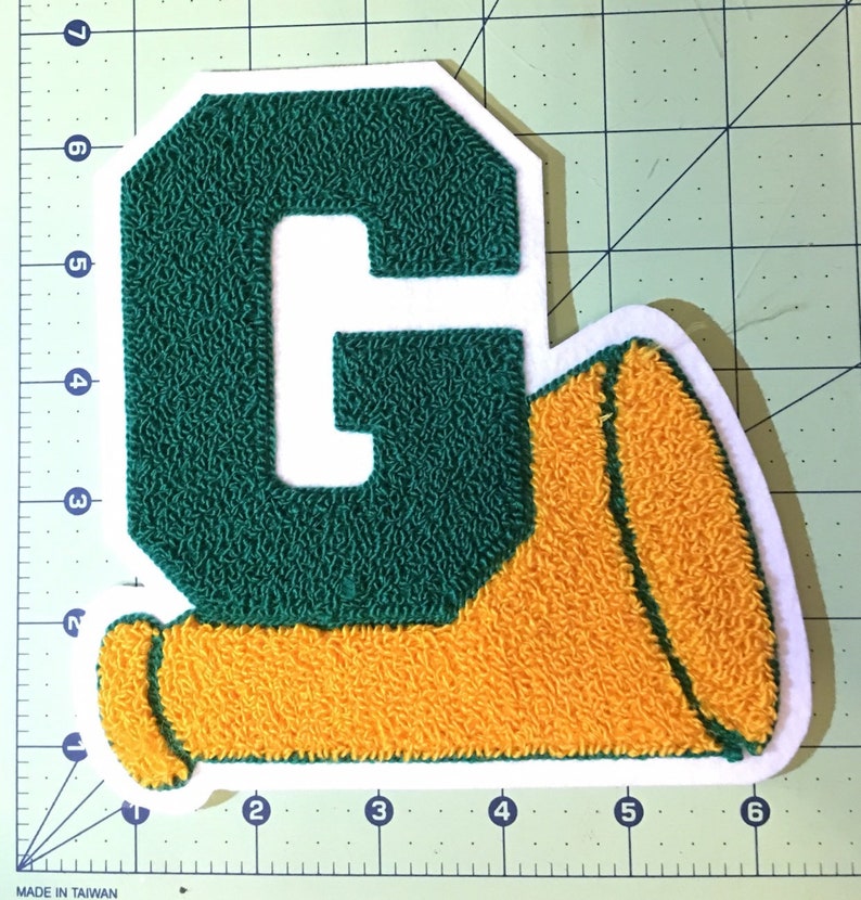Chenille cheerleading patch ironon optional Etsy