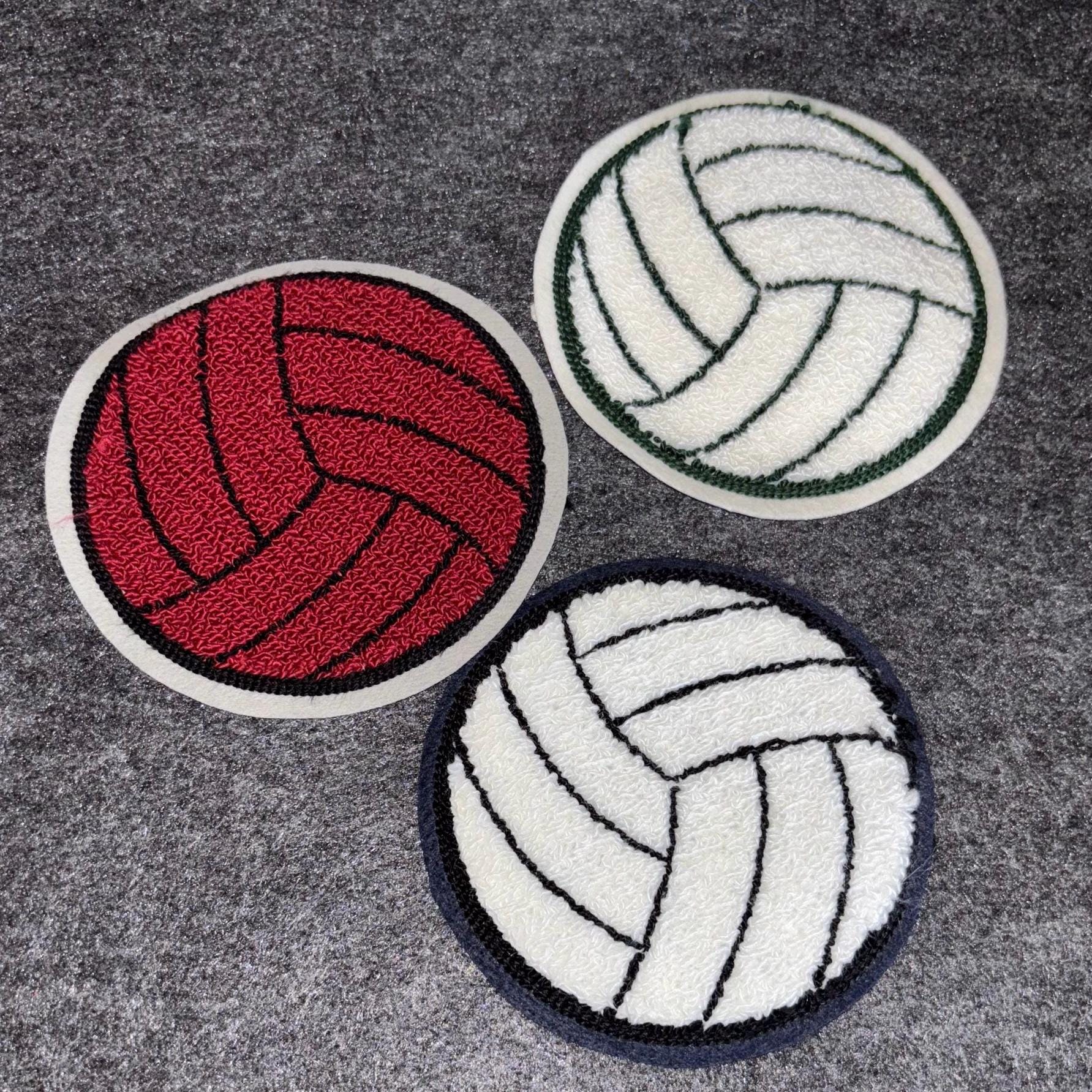 Patch De Volleyball, Patch De Broderie Coloré À Repasser Ou À