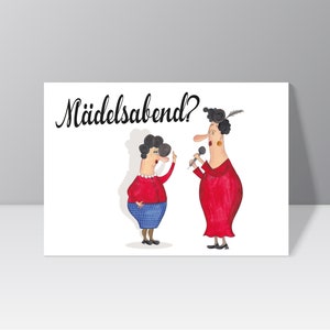 Postkarte "Mädelsabend"