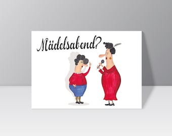 Postkarte "Mädelsabend"