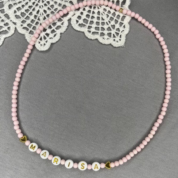 Kinder Perlen Halskette / personalisierte Kette /