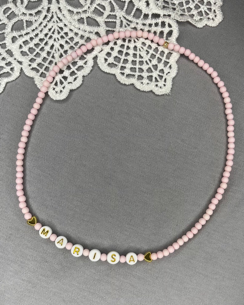 Kinder Perlen Halskette / personalisierte Kette / Bild 1