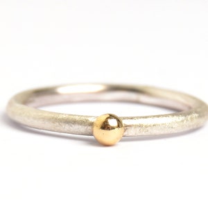 narrow ring with gold beads stacking ring collecting ring pre-insertion ring engagement ring