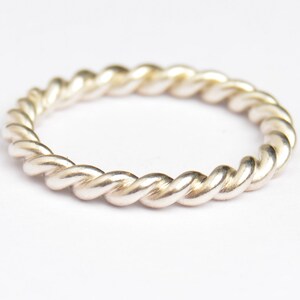 Cord ring, silver, 2.5 mm, stacking ring, collector ring in silver or blackened