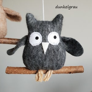 Meine kleine uggla Knufflige Eule Stoffanhänger Mobile Kinderzimmerdeko owl Bild 4