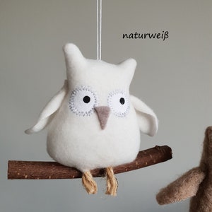 Meine kleine uggla Knufflige Eule Stoffanhänger Mobile Kinderzimmerdeko owl Bild 6