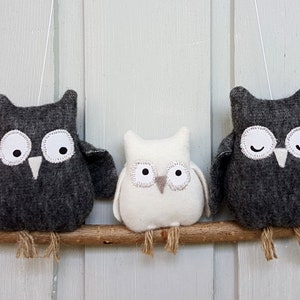 Owl family. Branch Eagle Owl Owl Forest Animals Mobile