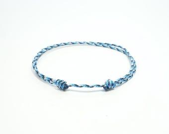 Waterproof Cord Wish Bracelet: Minimalist String Bracelet, Adjustable