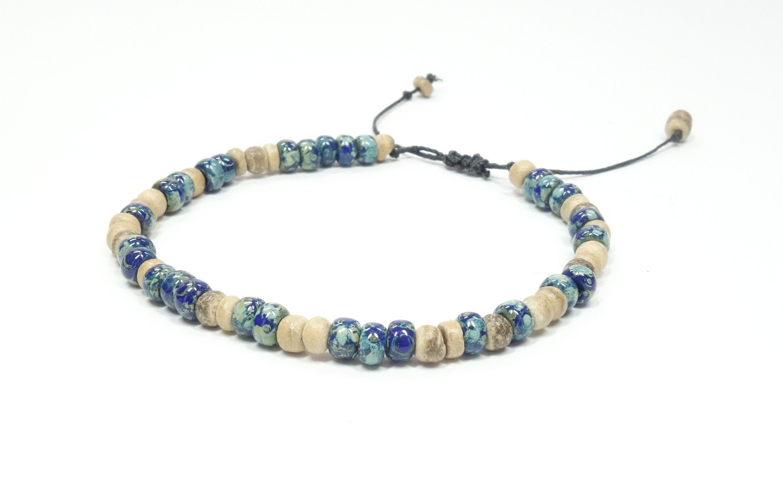 Hawaiian Jewelry Bracelets. Boho Beaded Bracelet for Men and Etsy