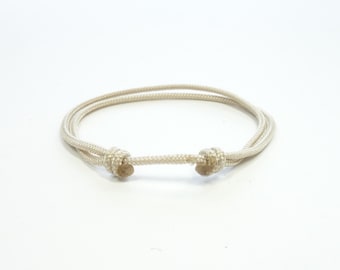 Adjustable waterproof surfer style paracord sailing bracelet for men and women. Friendship bracelet.