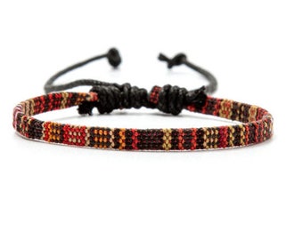 Pulsera de surfista boho para hombres y mujeres, joyería de pulsera del festival de verano de playa, pulsera de algodón para hombres y mujeres, regalo de cumpleaños, regalo para él ella