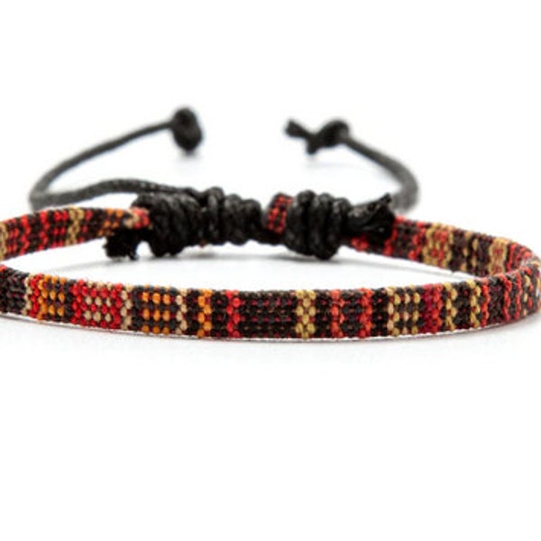 Bracelet de surfeur bohème pour homme et femme, bijoux de bracelet de festival d'été de plage, bracelet en coton pour homme, cadeau d'anniversaire, cadeau pour lui elle