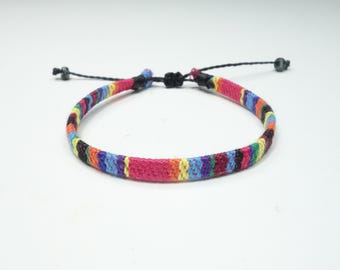 Handgemaakte waterdichte katoenen armband: bohofestival-vriendschapsaccessoire