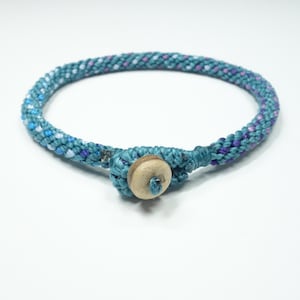 Mens woven bracelet. Kumihimo braided bracelet. Japanese friendship bracelet. Waterproof bracelet for women. Best friend gift for unisex.