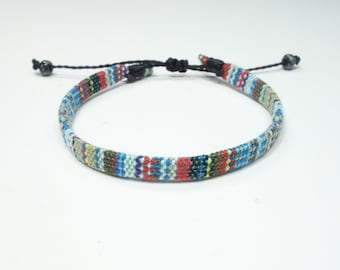 Boho Surfer-armband: waterdichte katoenen etno-armband