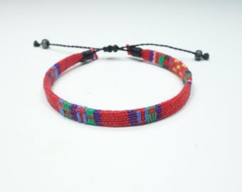 Waterproof Cotton Friendship Bracelet: Handmade Boho Festival Accessory