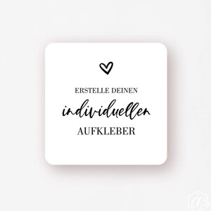 MATT 40x40mm individuelle Aufkleber