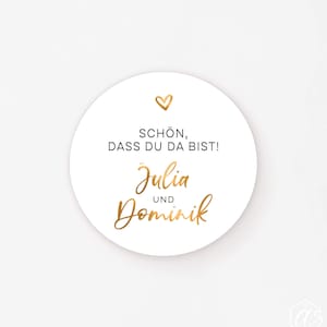 Schön, dass..., The wedding - Sticker (Colour+)