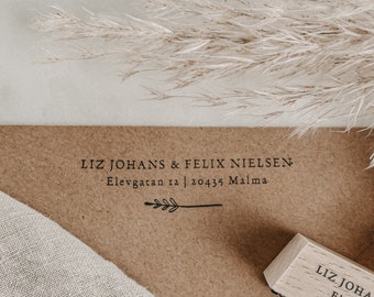 Personalisierter Stempel Elin zur Hochzeit