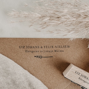 Personalisierter Stempel Elin zur Hochzeit