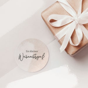 Kleiner Weihnachtsgruß Aufkleberset