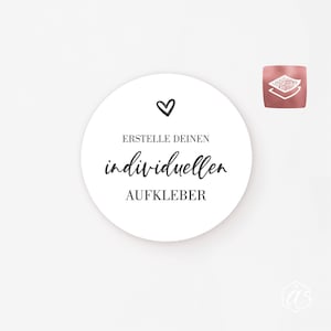 NATUR 30mm individuelle Aufkleber