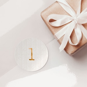 SHINY Numbers Sticker Set