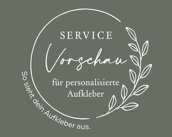 Vorschau für personalisierte Aufkleber (pro Motiv)