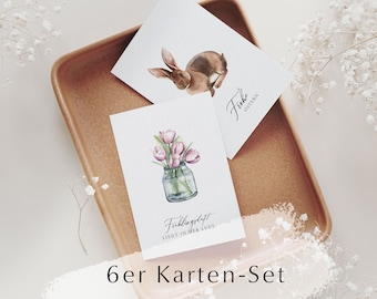 Kartenset Ostern im 6er Set