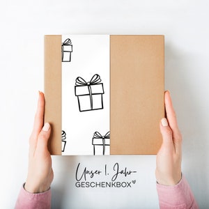 Geschenk Box Wir sind Eltern rosa