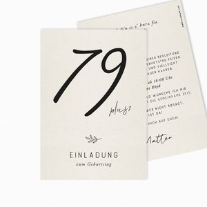 Personalisierte Einladungskarte zum Geburtstag | 12x17cm Karte Matteo