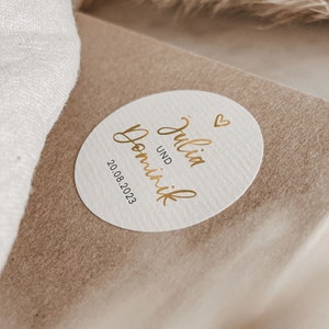 NATUR Zur Hochzeit Aufkleberset