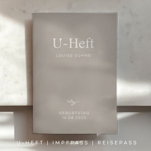 U-boekje en vaccinatiebewijs paspoorthoes gepersonaliseerd in set Still